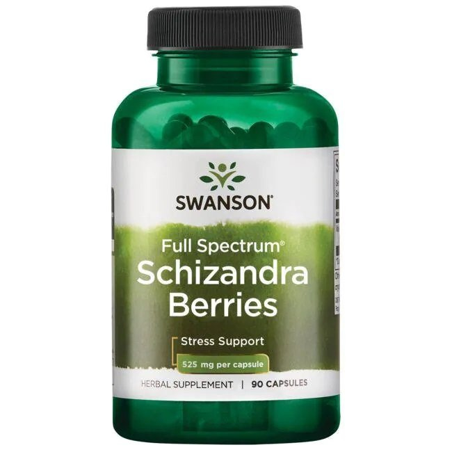 Swanson Full Spectrum Schizandra Berries 525mg 90 Kapsułek