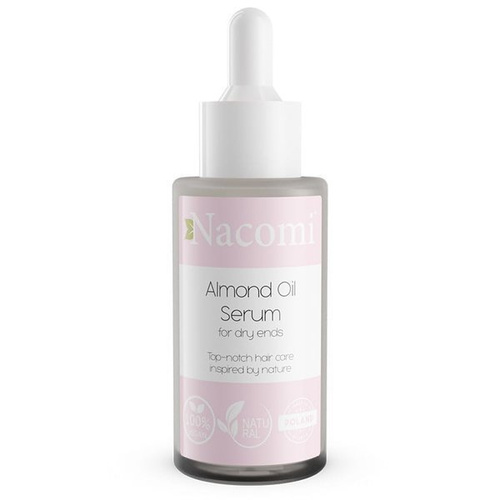 NACOMI Natural Almond Oil Hair Serum for Dry, Damaged ends, 40ml