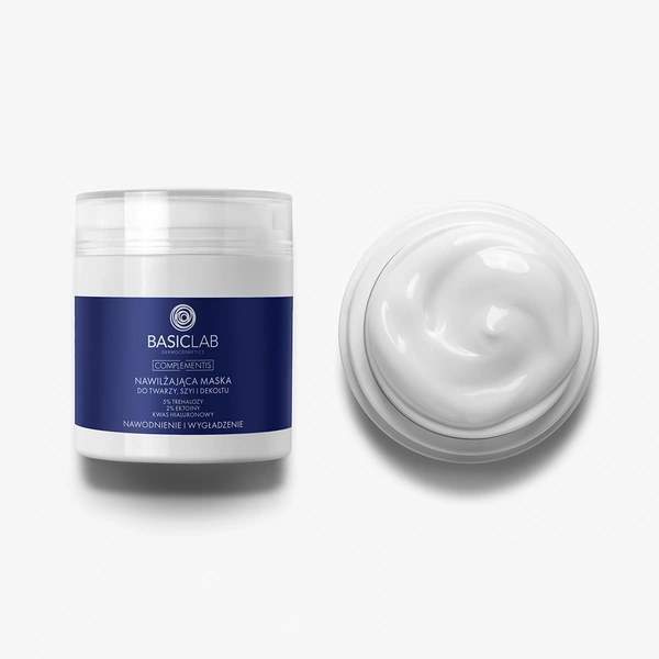 BasicLab Dermocosmetics Complementis Moisturising Mask For Face Neck And Dcollet 50ml