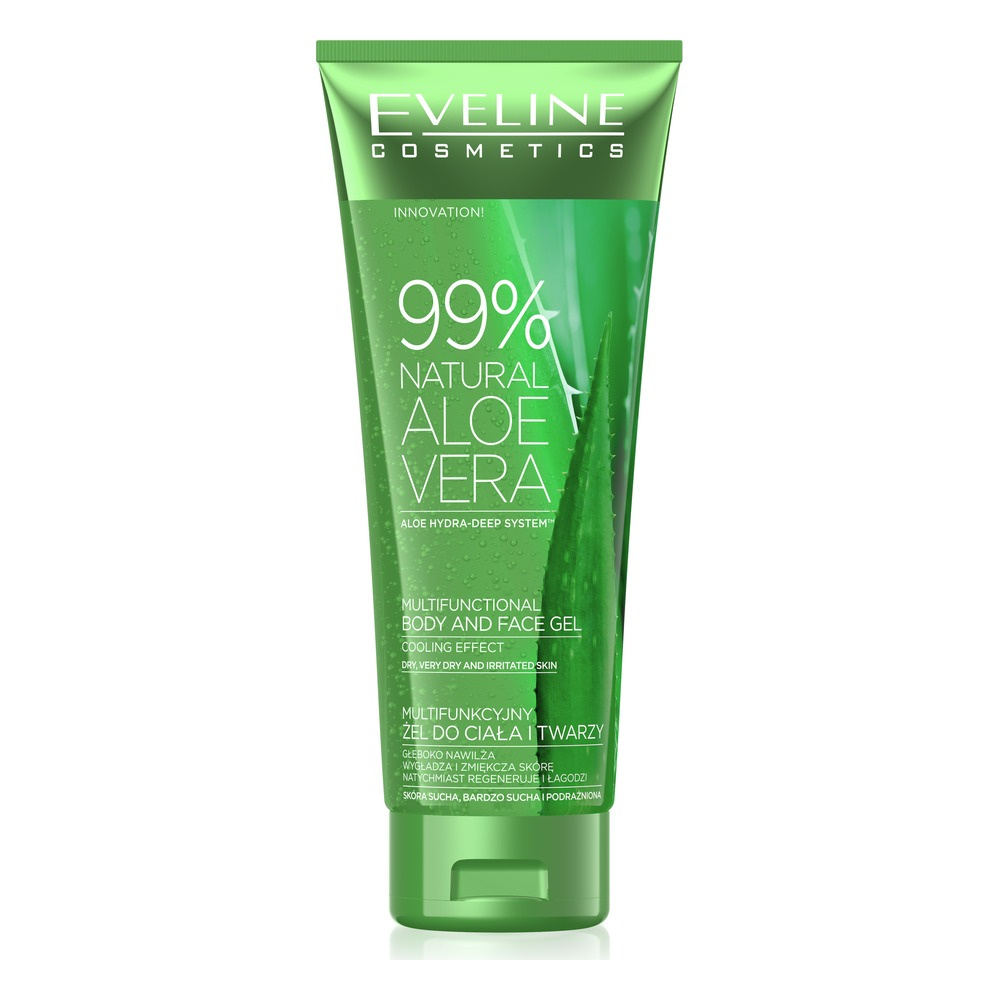 Eveline Aloe Vera Multifunctional Body and Face Aloe Gel 99%  250ml