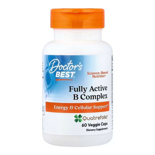 Doctor's Best Fully Active B-Complex with Quatrefolic Kapsułki 60 kapsułek