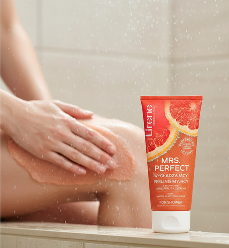 Lirene Mrs. Perfect Wygładzający Peeling z Ekstraktami z Grejpfruta i Szałwii 175g