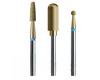 IQ Nails Home Spa Gold Drill Bits Pakiet Gold 3 Frezów