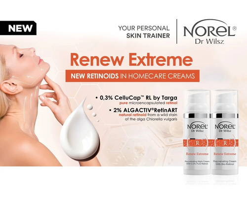 Norel Renew Extreme Rejuvenating Cream 0.3% Pure Retinol for Mature Skin Night 50ml