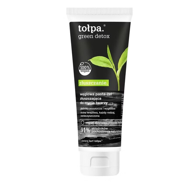 Tolpa Green Detox Węglowa Pasta-Żel Oczyszczająca 125ml
