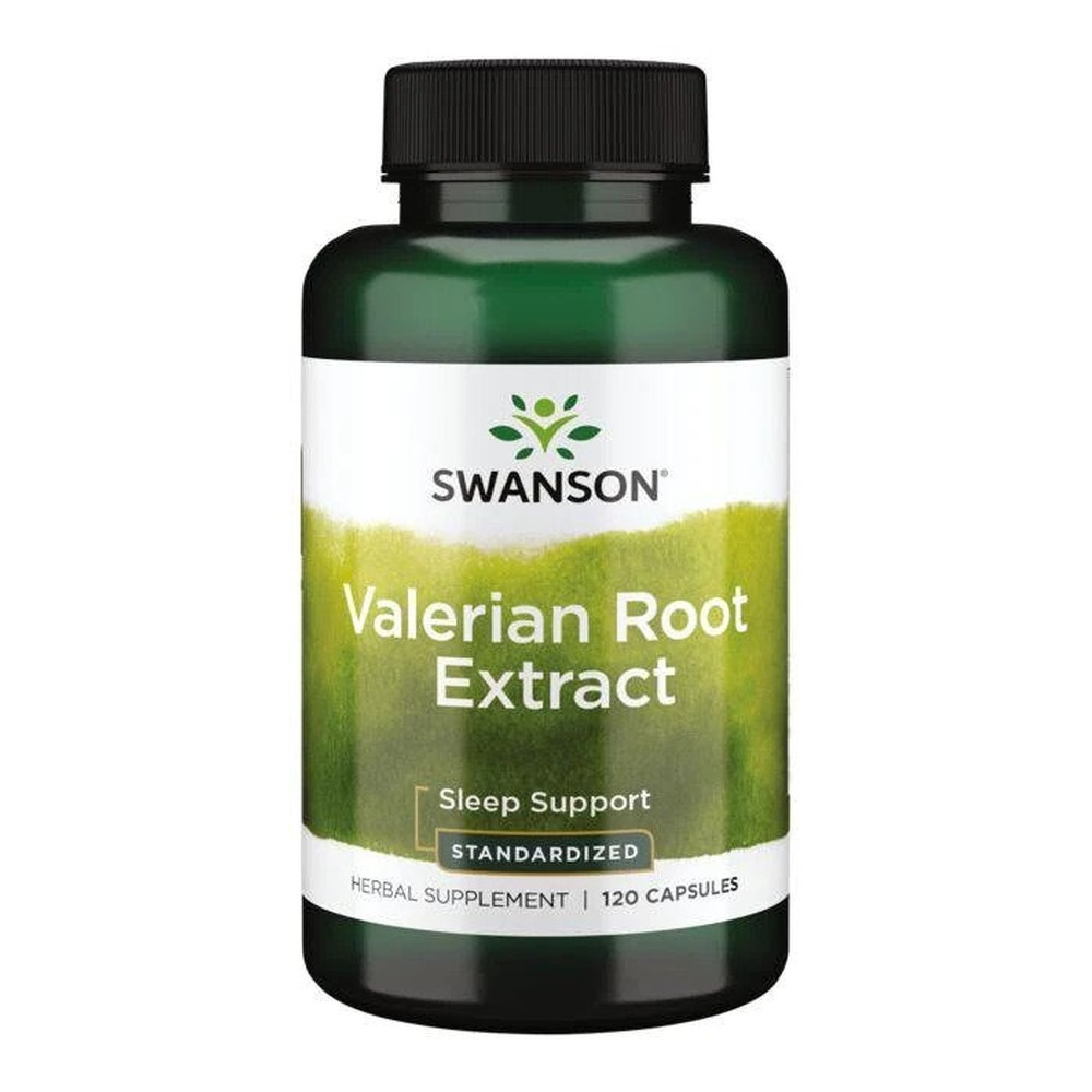 Swanson Valerian Root Extract Ekstrakt z Korzenia Waleriany 120 Kapsułek