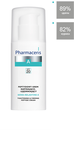Pharmaceris A Sensi Relastine E Peptydowy Krem Napinająco Ujędrniający SPF20 dla Skóry Alergicznej i Wrażliwej 50ml