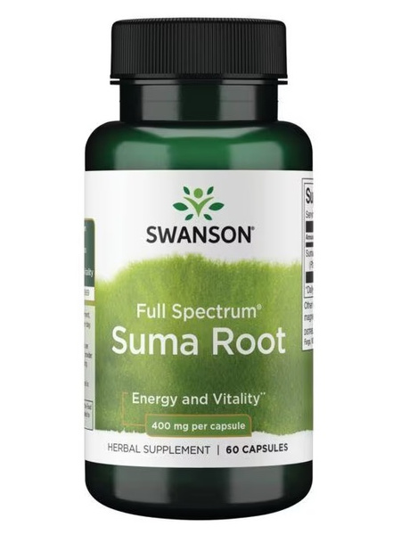 Swanson Full Spectrum Suma Root 400mg 60 Capsules