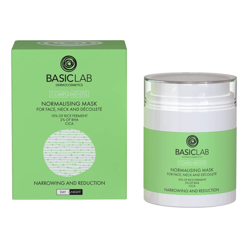 BasicLab Complementis Normalising Mask For Face Neck And Dcollet 50ml