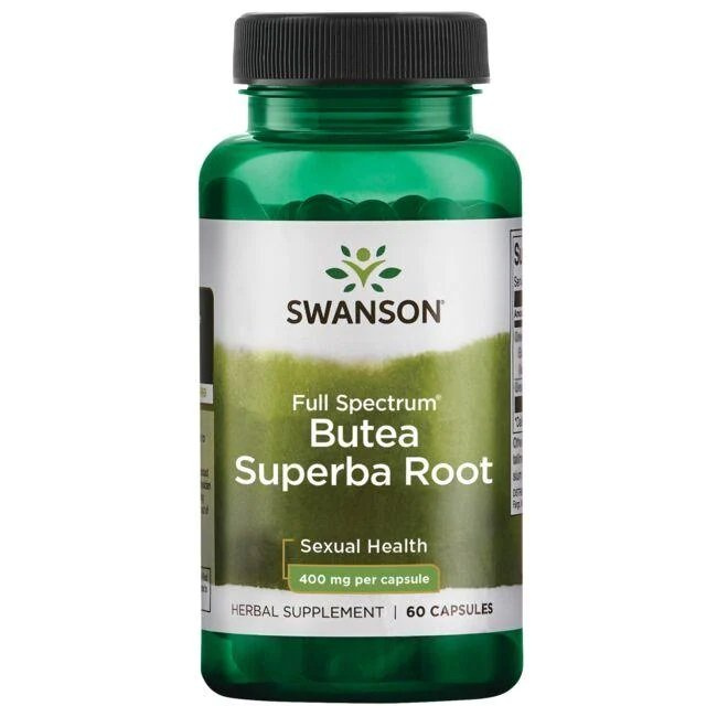 Swanson Full Spectrum Butea Superba Root 400mg 60 Wspomaga Witalność Seksualną Kapsułek