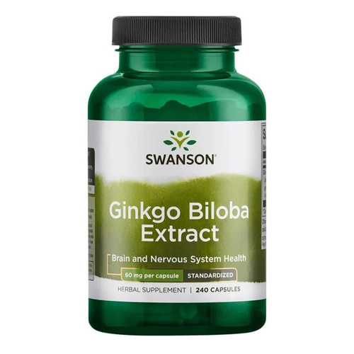 Swanson Ginkgo Biloba Extract 60mg 240 Capsules