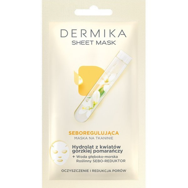 Dermika Sheet Mask mask on a sebum-regulating fabric 17g