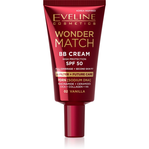 Eveline Wonder Match BB Cream high protection SPF50 02 Vanilla 30 ml