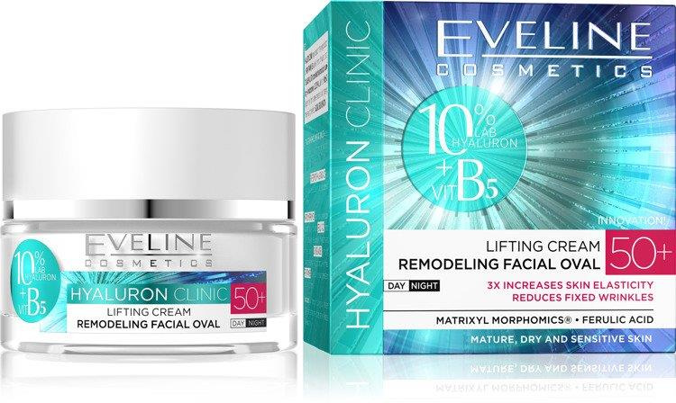 Eveline Hyaluron Clinic B5 Concentrated Lifting Cream 50+ for Day and Night 50ml