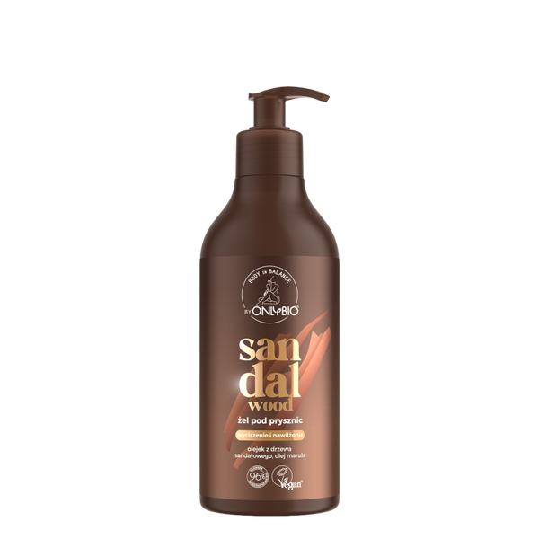 OnlyBio Body in Balance Shower Gel Sandal Wood 400ml