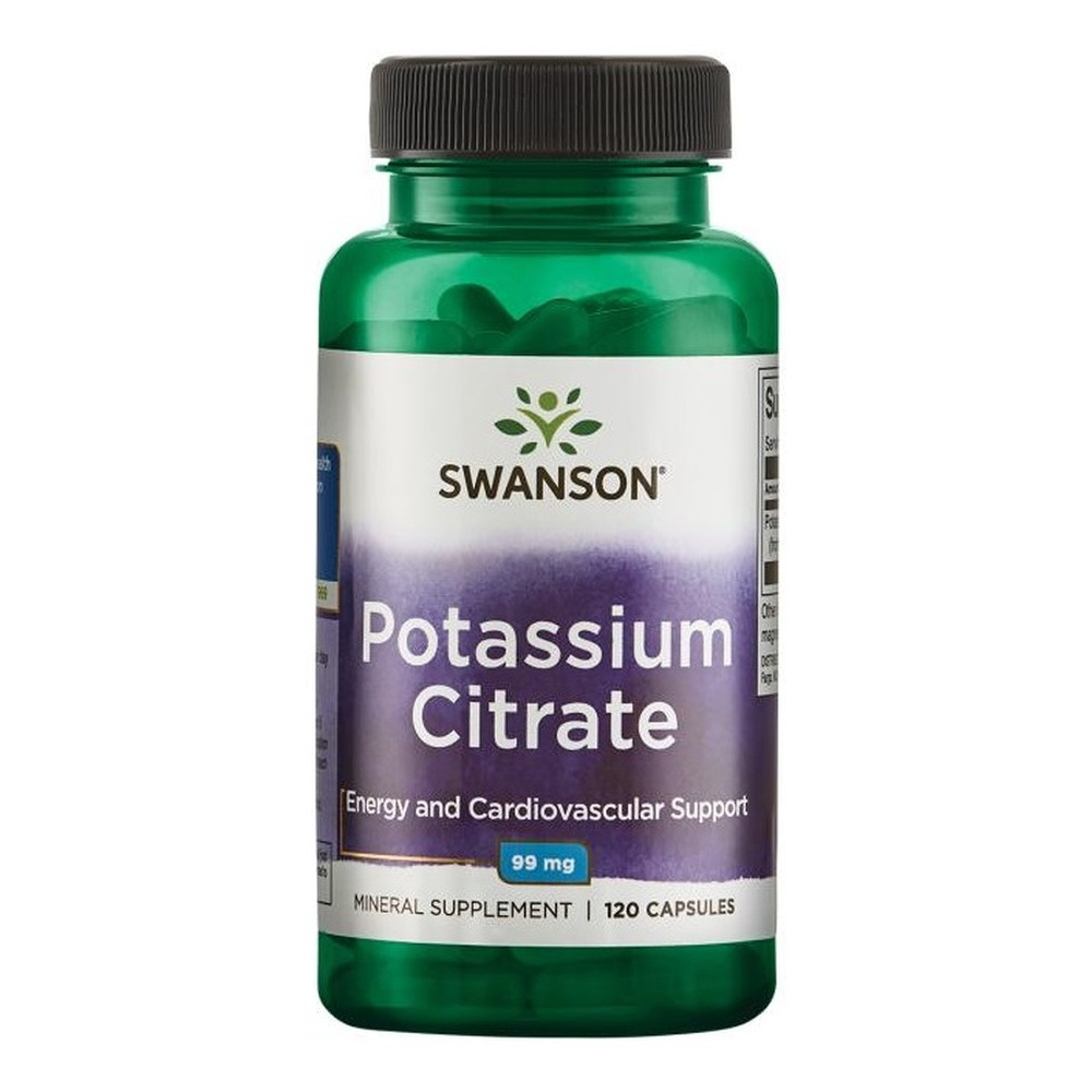 Swanson Potassium Citrate 99mg 120 Capsules