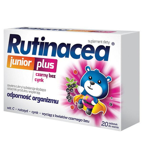 Rutinacea Junior Plus for over 3 Years Old Children Immune System Support 20 Lozenges