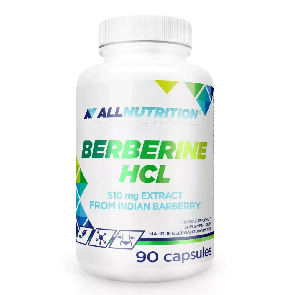 Allnutrition Berberyna HCL 510mg 90 Kapsułek