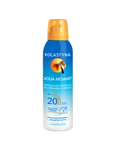 KOLASTYNA AQUA AKSAMIT Sun protection easy spray SPF20, 150ml