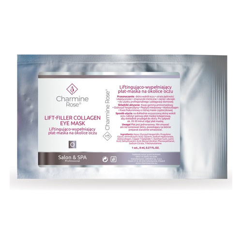 Charmine Rose Lift Filler Collagen Lifting and Filling Pat-Mask for Eye Area 1 Piece
