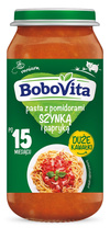 BoboVita Pasta with Tomatoes Ham and Peppers for Children after 15 Months of Life 250g