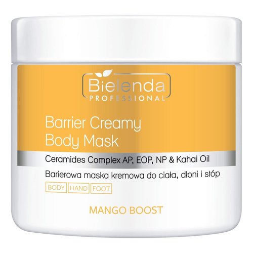 Bielenda Professional Mango Boost Barierowa Maska Kremowa do Ciała Dłoni i Stóp 600g