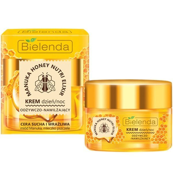 Bielenda Manuka Honey Nutri Elixir Odżywczy Nawilżający Krem na Dzień i na Noc 50ml