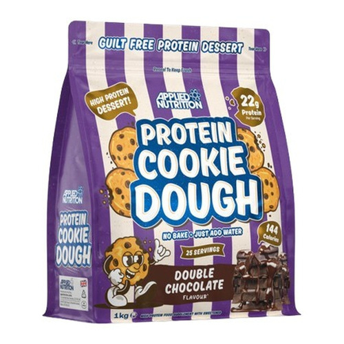 Applied Nutrition Protein Cookie Dough Dessert Podwójna Czekolada Wysokobiałkowy Deser 1000g