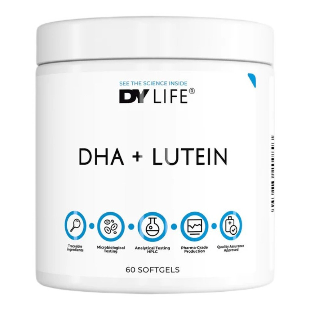 Dorian Yates DY LIFE DHA + Luteina 60 Kapsułek Miękkich