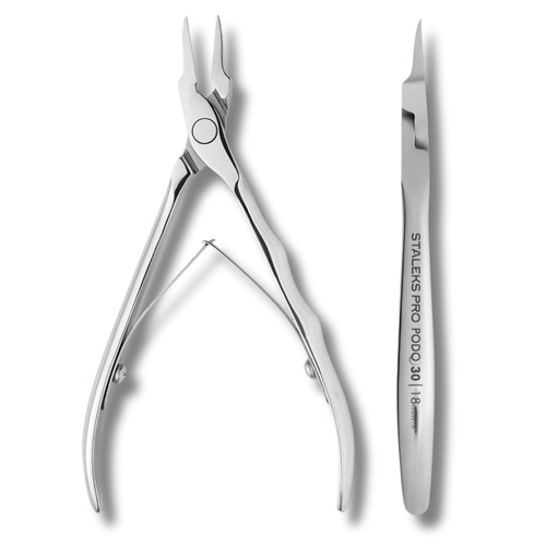 Staleks Podology Podologiczne Cążki do Wrastających Paznokci PODO 30 18 mm 1 Sztuka