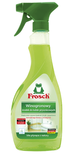 FROSCH Ecological środek do kabin prysznicowych winogronowy 500ml