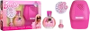 Barbie Zestaw Upominkowy dla Dziewczynki Woda Toaletowa 50ml  Lakier do Paznokci 3,5ml Naklejki Dekoracyjne Suszarka do Paznokci 1 Sztuka