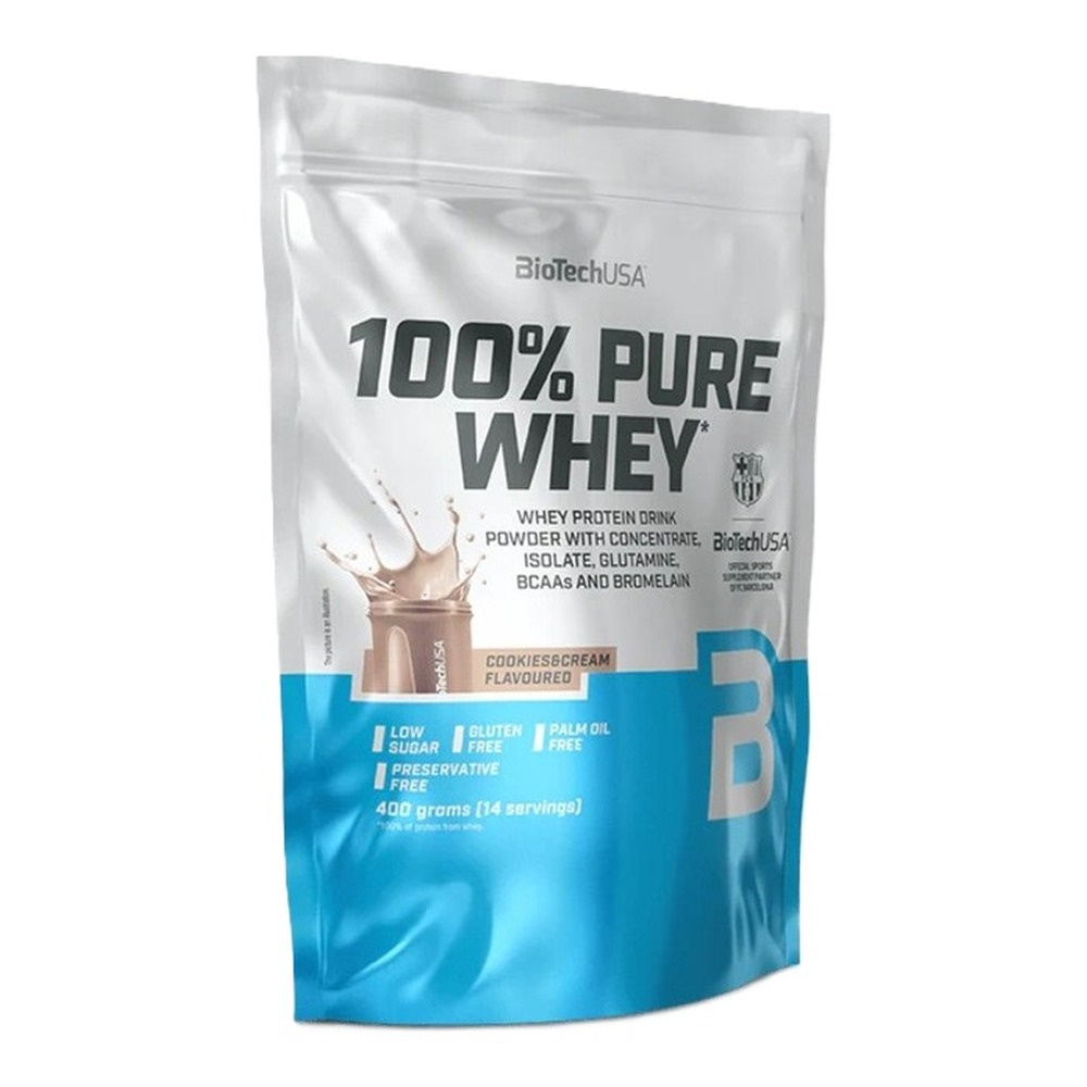 BioTechUSA 100% Pure Whey Protein Powder Cookies & Cream 400g