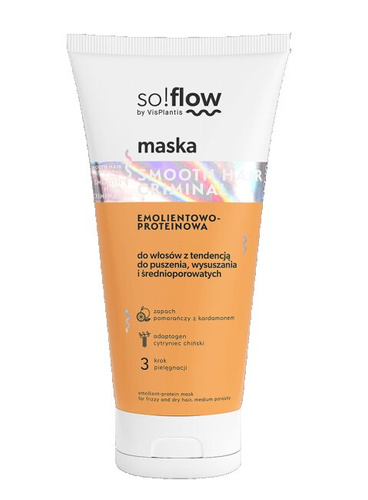 So!Flow by Vis Plantis Emollient-Protein Mask for Frizzy Hair 200ml Best Before 04.12.26
