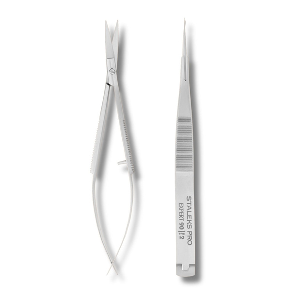 Staleks Pro Expert 90 Type 2 Micro Cuticle Scissors Manicure And Cosmetology 15mm • -SE-90/2 125mm