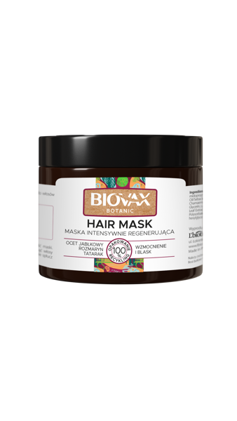 Biovax Botanic Intensively Regenerating Mask with Apple Vinegar and Rosemary Calamus 250ml