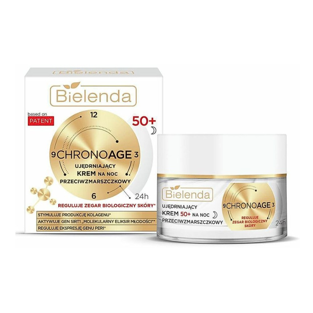 Bielenda Chrono Age 24H Ujędrniający Krem Przeciwzmarszczkowy 50+ na Noc 50ml