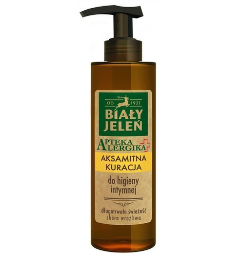 Biały Jeleń Apteka Alergika Aksamitna kuracja do higieny intymnej 200ml