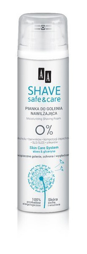 AA OCEANIC - AA Shave Safe & Care - SHAVING FOAM for WOMEN, 250ml