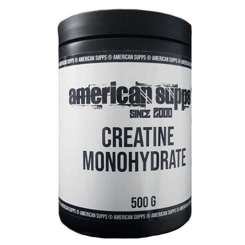 American Supps Monohydrat Kreatyny w Proszku Na Siłę i Masę Mięśniową 500g