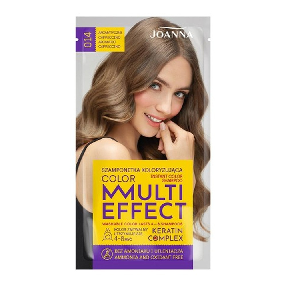 JOANNA MULTI COLOR Szamponetka /014/ koloryzująca Aromatyczne cappucino 1szt
