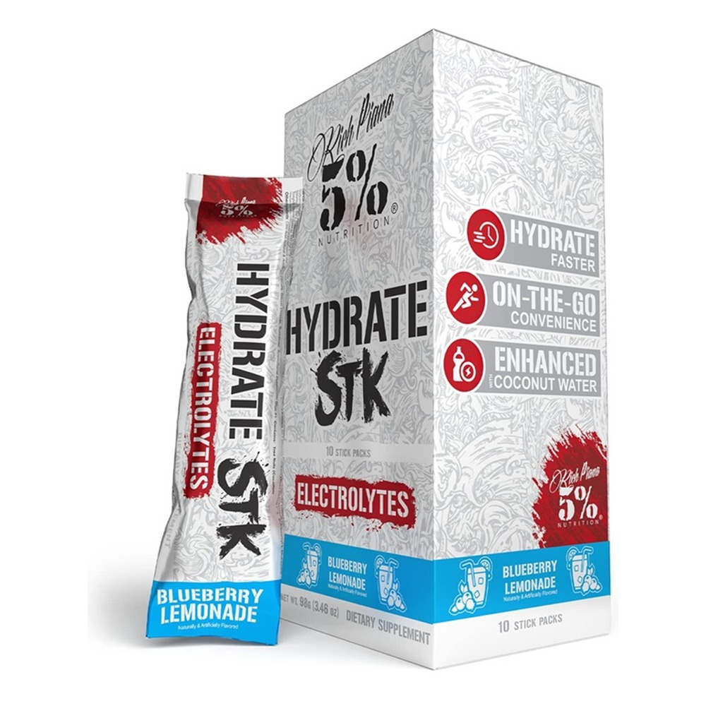 5% Nutrition Hydrate Legendary Series Stick Packs, Blueberry Lemonade 10 x 9g
