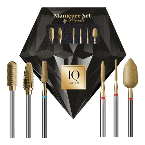 IQ Nails Zestaw Frezów do Paznokci Mani 27 5szt