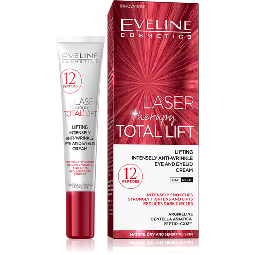 Eveline Laser Therapy Total Lift Liftingujący Przeciwzmarszczkowy Krem pod Oczy 20ml