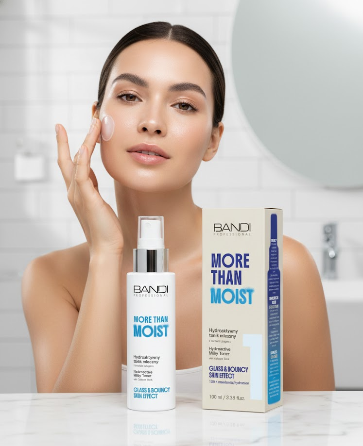 Bandi More than Moist Hydroactive Milk Toner with Collagen Bank for Dry Dehydrated Skin 100ml