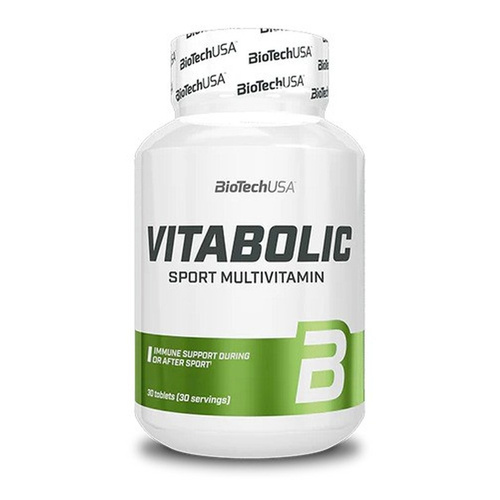 BioTechUSA Vitabolic Kompleks Witamin i Minerałów dla Sportowców na Odporność i Energię 30 Tabletek
