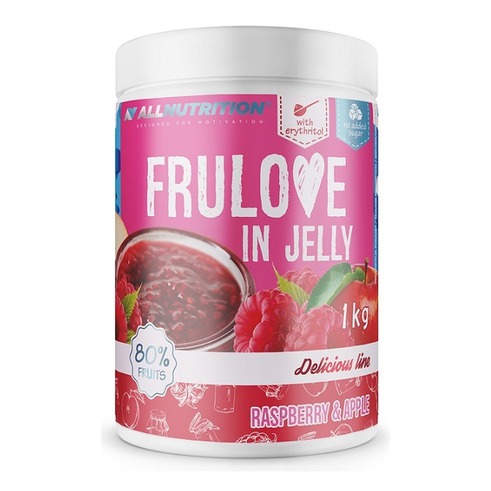 Allnutrition Frulove In Jelly Raspberry and Apple Fruit in Jelly Sugar Free 1000g