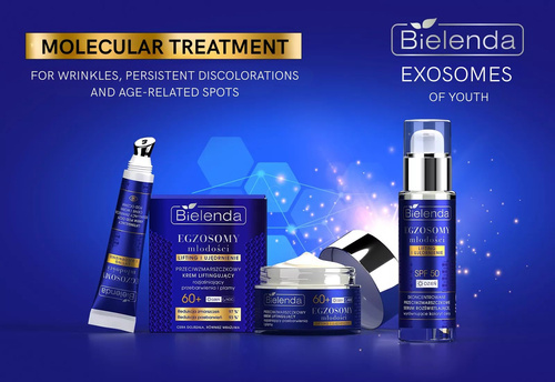 Bielenda Exosomes of Youth Lifting Eye Cream Wrinkle Reduction Dark Circles for Mature Sensitive Skin 15ml