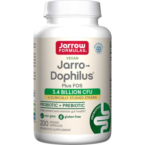 Jarrow Formulas Jarro-Dophilus i FOS Synbiotyk na Zdrowie Jelit 200 Kapsułek