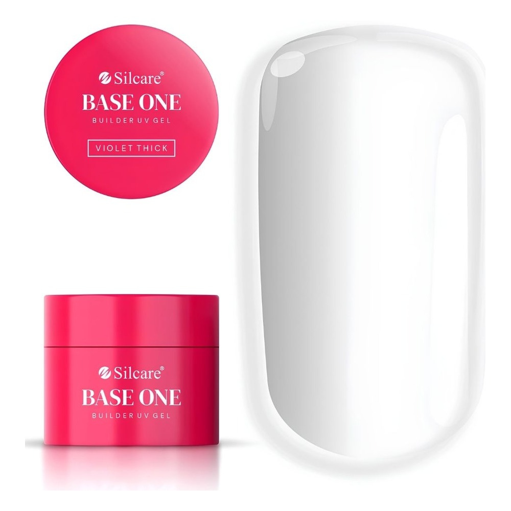Silcare Base One UV/LED Builder Gel Violet Thick 100g